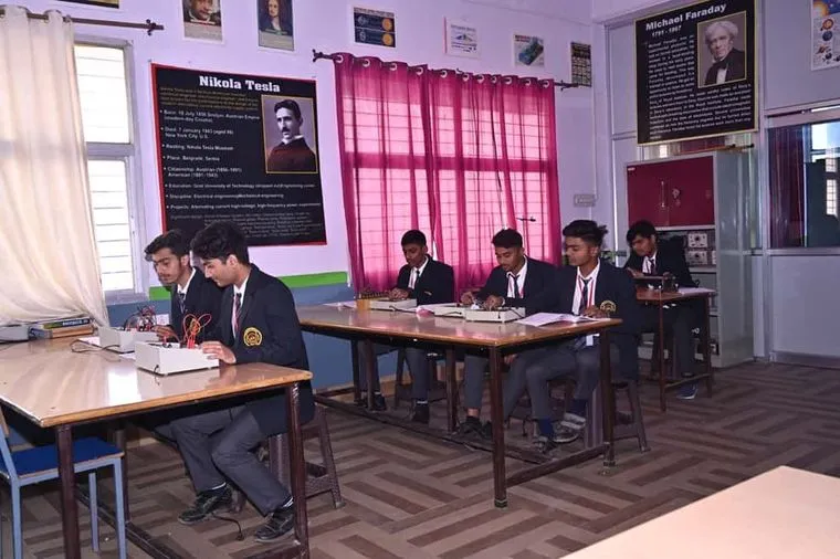 The physics laboratory at Sunbeam School Ballia.