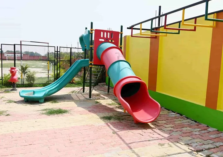 The junior playground at Sunbeam School Ballia.